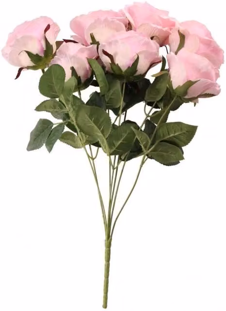 KDMD Lavender Rose Bunch with 7 Heads in Pink and Purple