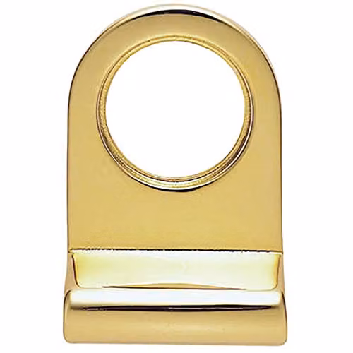 Loops Cylinder Latch Pull Night Latch Door Handle in Polished Brass