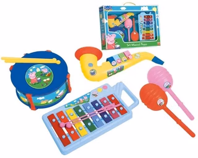 Peppa Pig Kids Multicolour Percussion Musical Instruments Set
