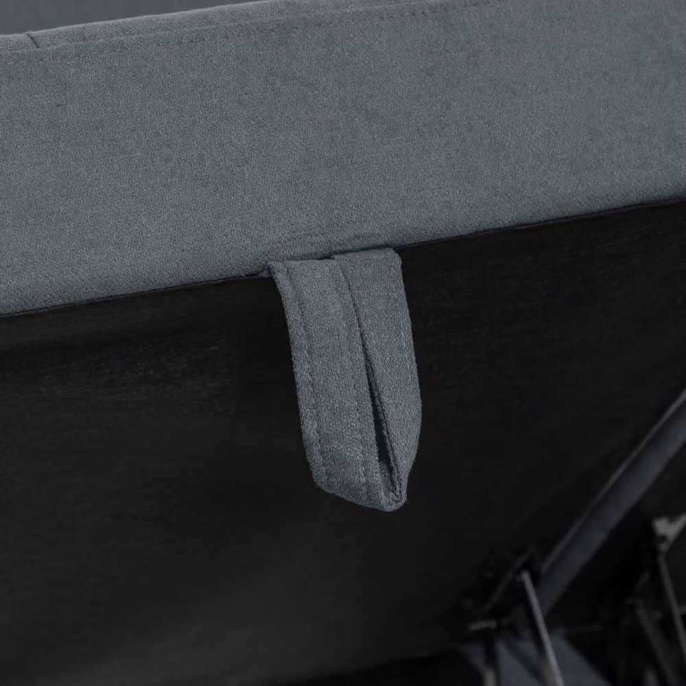 Wyld Haus Vinole Rado Dark Grey Modular L Shaped Sofa with Built In Storage and Reversible Fabric Upholstery – 6