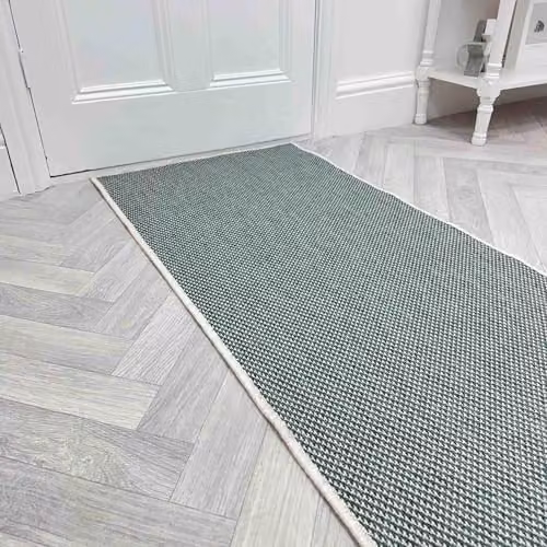 runrug Maritime Reversible Indoor/Outdoor Hallway Runner Rug in Green, W: 60 cm, L: 300 cm