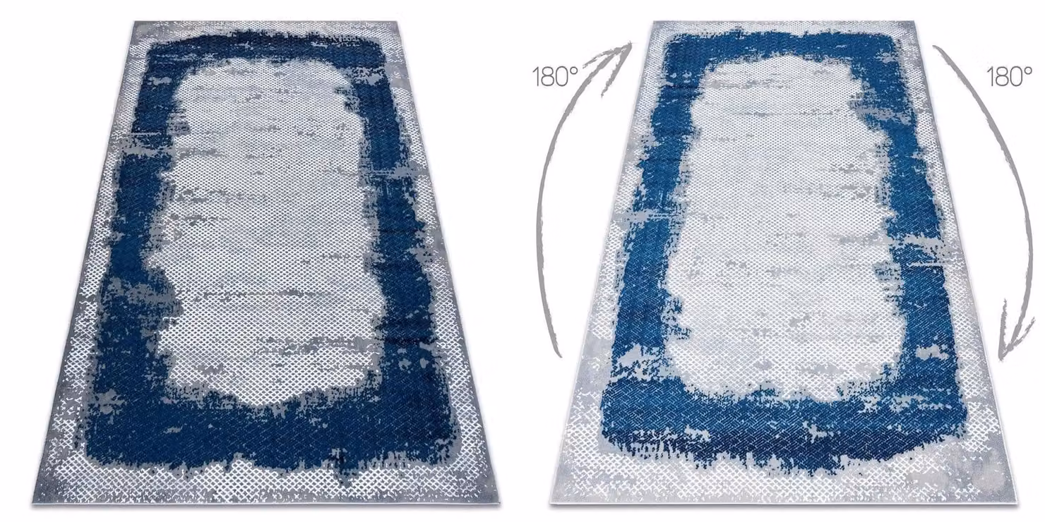 RugsX Core Abstract Modern Blue Rug, W: 120 cm x L: 170 cm – 2
