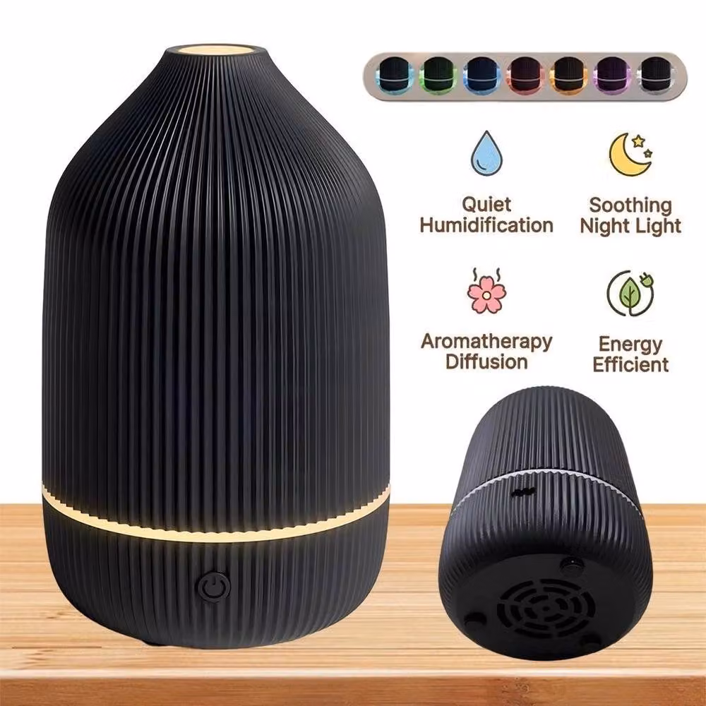 FORGEVIO Black Oil Aroma Diffuser and Cool Mist Air Humidifier with Fragrance Compartment – 3
