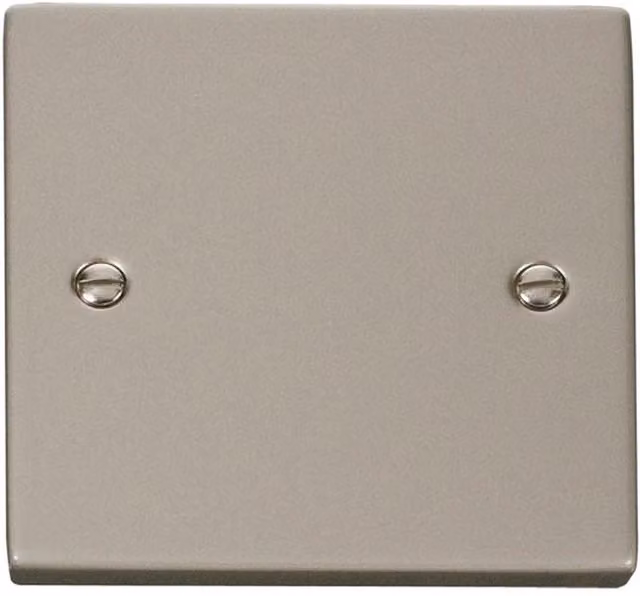 SE HOME 1 Gang Blank Plate in Black
