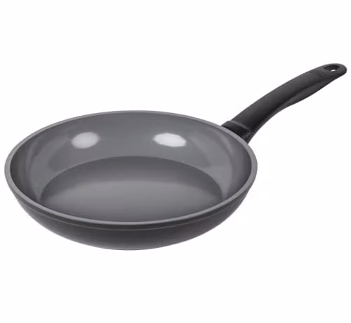 Kuhn Rikon Grey Ceramic Frying Pan, 28cm, Made from 100% Recycled Aluminium with Non-PFAS Coating, Suitable for Induction, Oven and Dishwasher Safe – 1