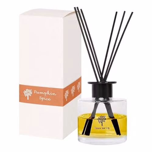 Nicola Spring Pumpkin Spice Glass Reed Diffuser, 200ml – 1