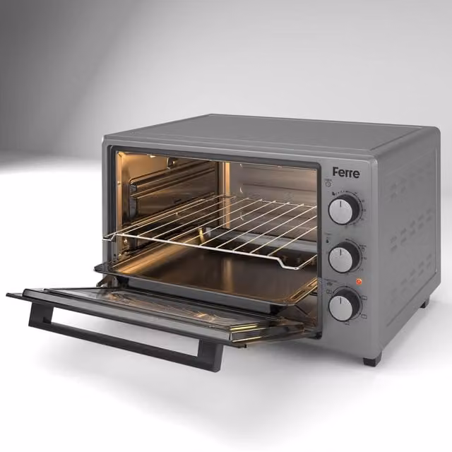 Ferre 35L Turbo Mini Oven with Grill, Grey