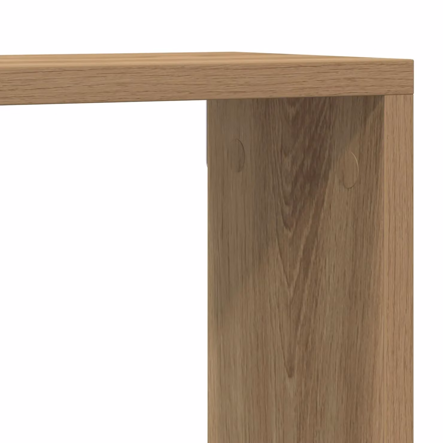 Berkfield Home Artisan Oak Wall Shelves, 2 Piece Brown Engineered Wood, W: 80 cm, D: 15 cm, H: 26 cm – 3