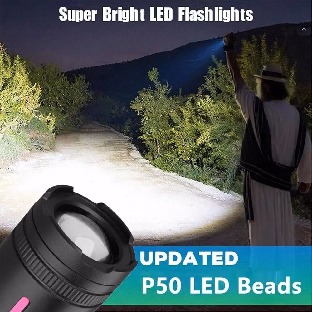SPETLEK Super Bright LED Military Work Flashlight in Black – 4