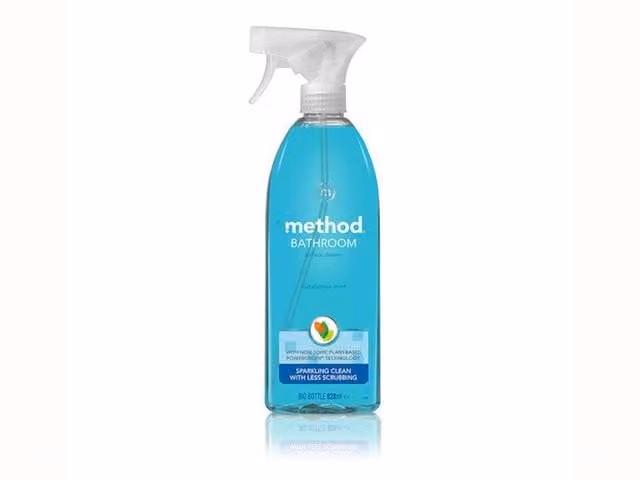 Method Non-Toxic Bathroom Spray Eucalyptus Mint, 828ml, Blue