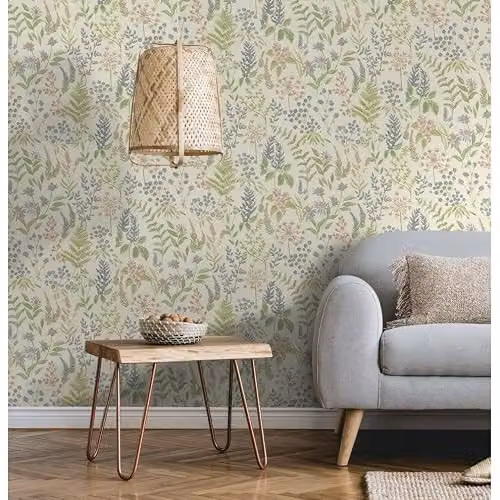 Holden Decor Rural Paradise Floral Sprig Wallpaper in Pink, Purple and Green – 2