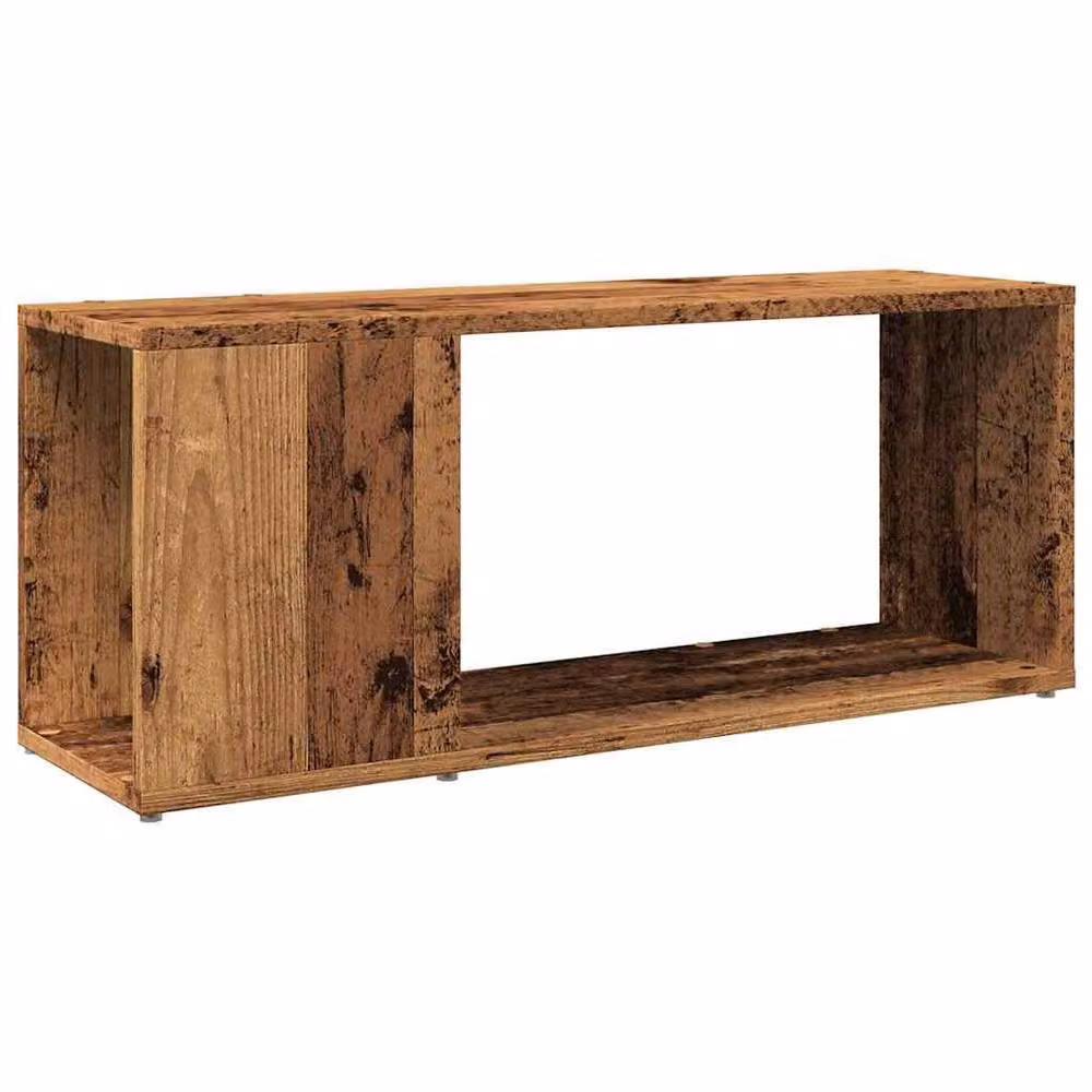 Berkfield Home TV Cabinet in Old Wood Brown, Engineered Wood, W/D/H: 80 x 24 x 32 cm – 3