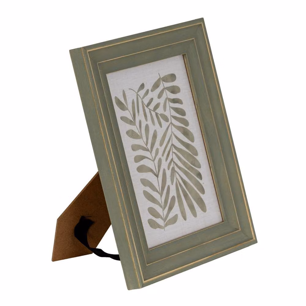 Lemon Pavilion Furniture and Decor Vilde Wood Photo Frame, Green, 10 x 15 cm – 2