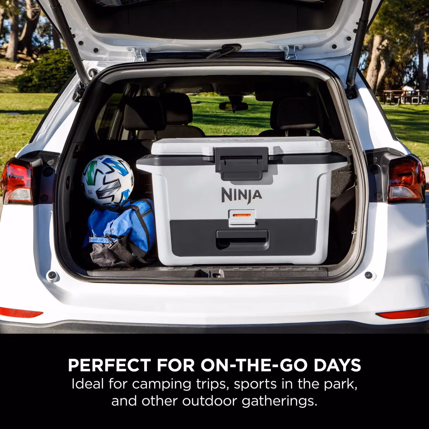 Ninja FrostVault 47L Hard Cooler with Dry Zone FB151UK in White – 7