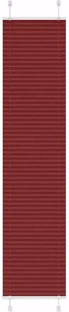 Berkfield Home Single Pleat Corded Blind in Bordeaux Red, W: 40 cm, H: 200 cm – 1