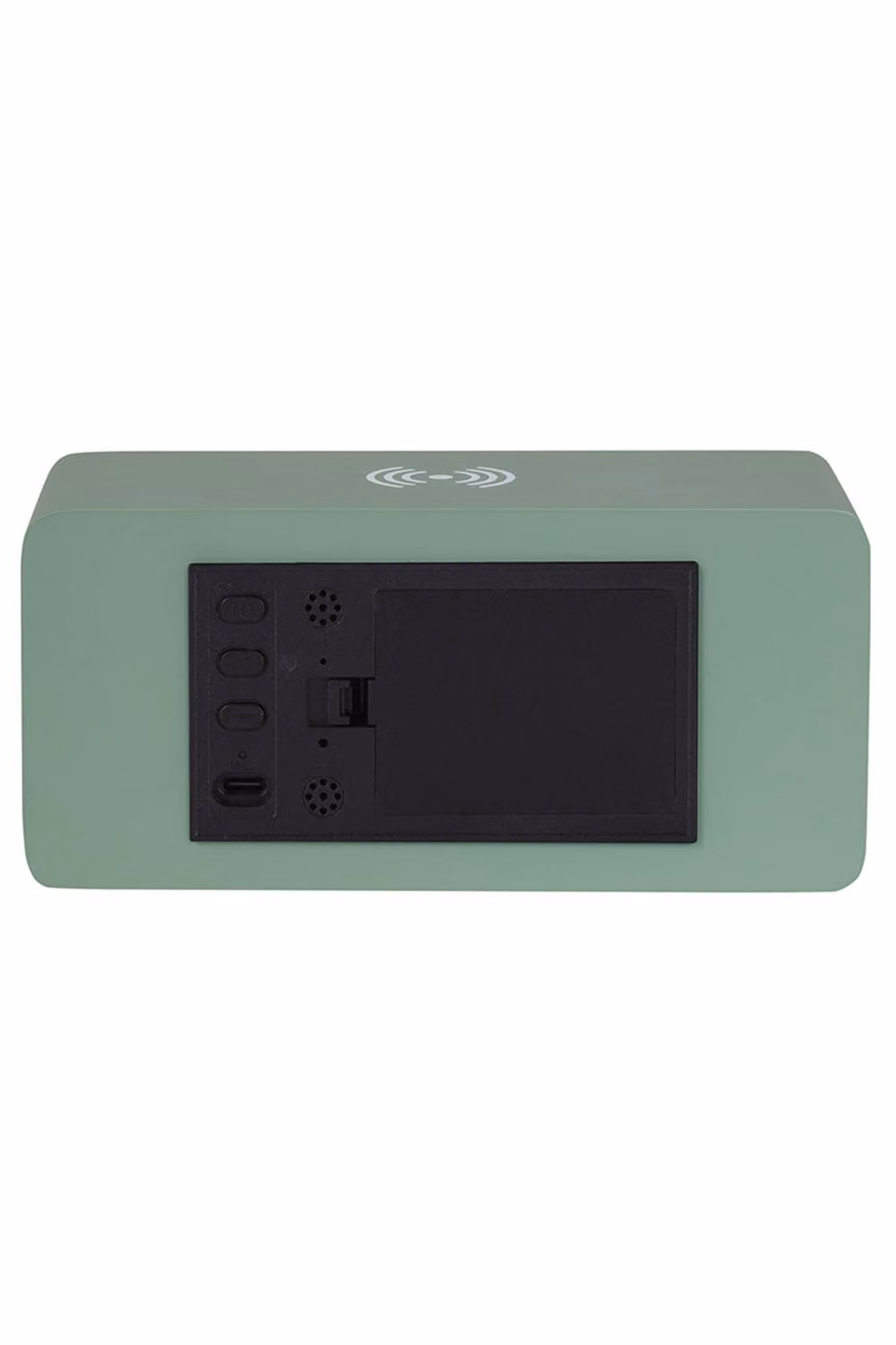 Present Time Karlsson Retro Digital LED Alarm Clock in Jungle Green – 2