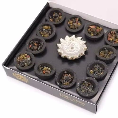 Ancient Wisdom Three Kings Resin Cups, Box of 12, Black – 4