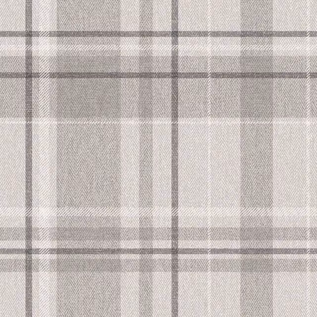 Crown Harris Checked Abstract Wallpaper in Grey