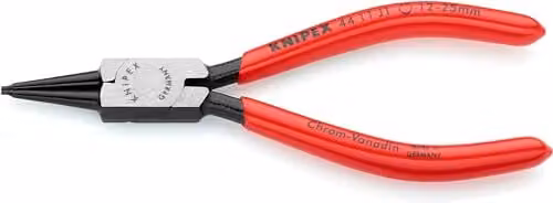 Knipex Circlip Pliers 44 11 J1 SB in Silver and Red, 140 mm