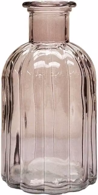 KDMD Grey Flora Glass Bottle Vase, 10 Pack, Height: 10.5 cm – 1