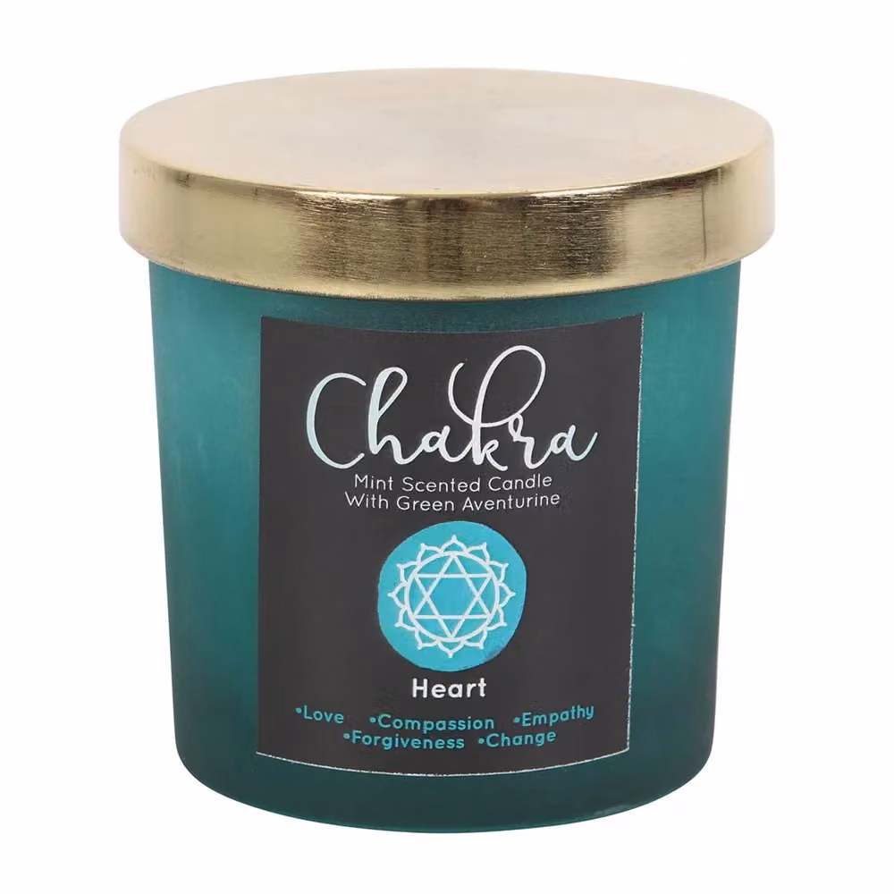 Something Different Mint Heart Chakra Scented Candle in Petrol – 2
