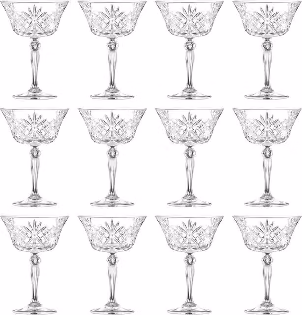 RCR Melodia Transparent Champagne Flutes, 260ml
