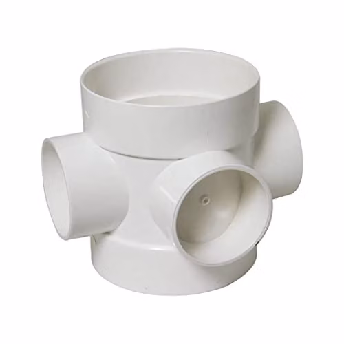 FloPlast 110mm White Soil Ring Seal Short Boss Pipe