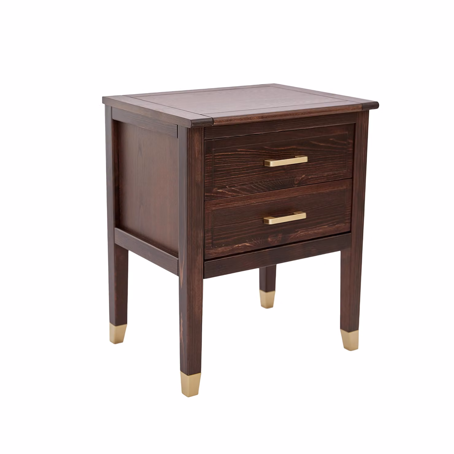 Cabinet Bits Palazzi 2 Drawer Bedside Table in Brown – 2