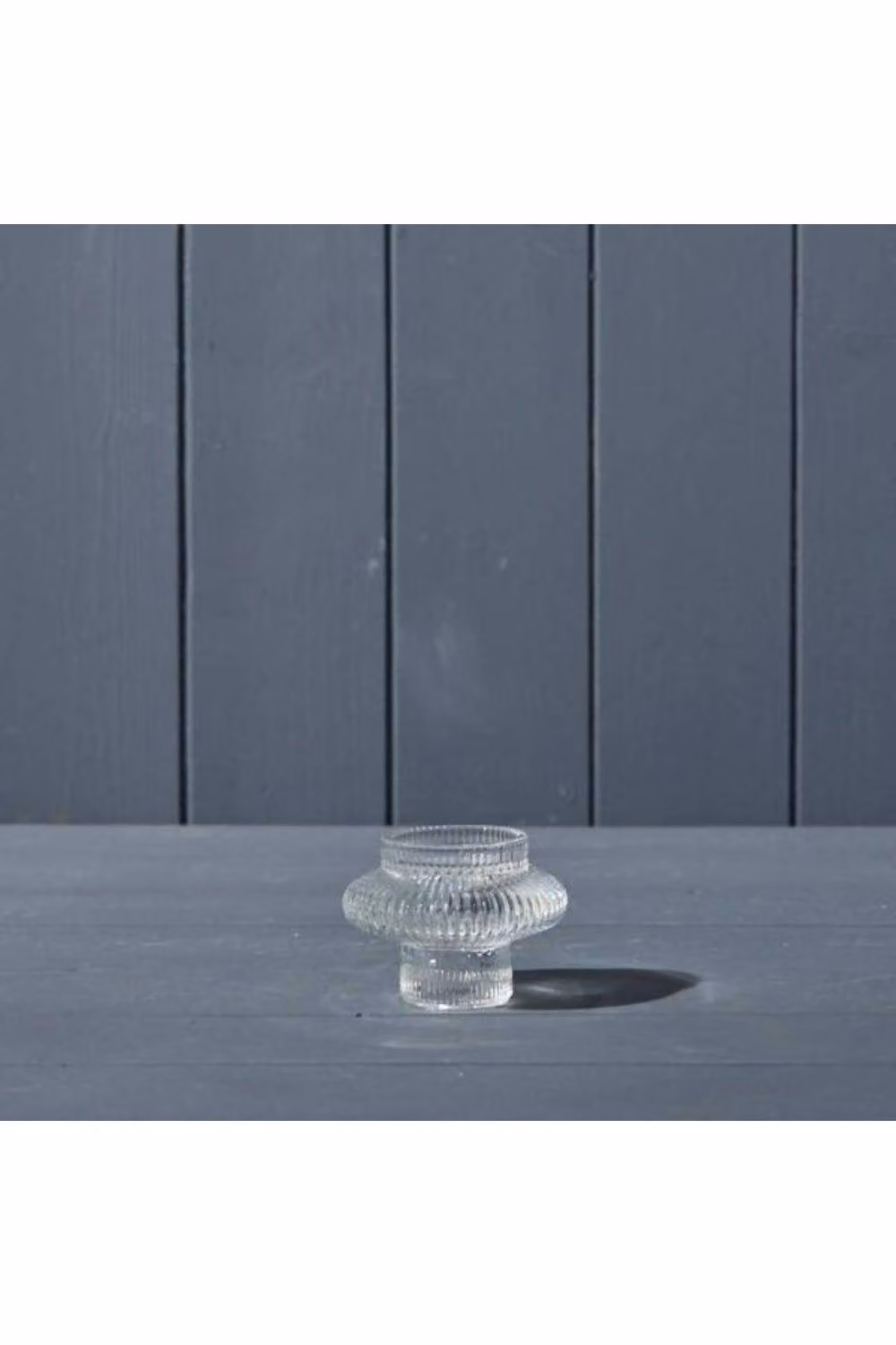 KDMD Transparent Glass Two-way Candle Holder for Taper and Tealight Candles – 2