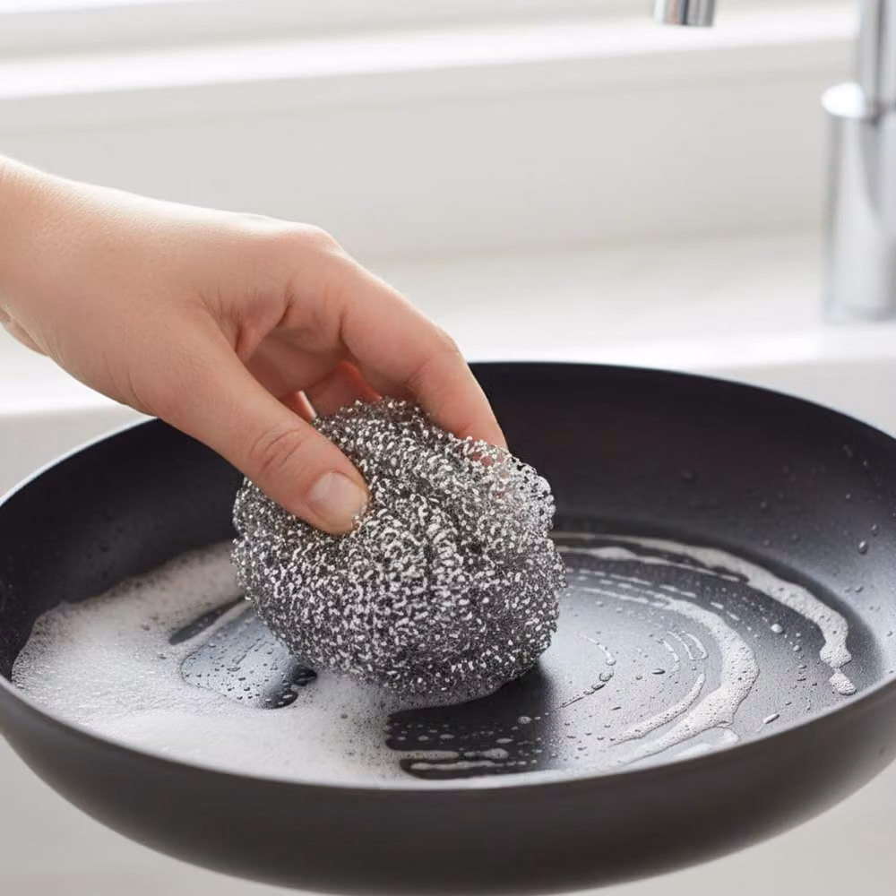 Bedsland SW Non-Scratch Scourers, 5 Pack, Silver – 5