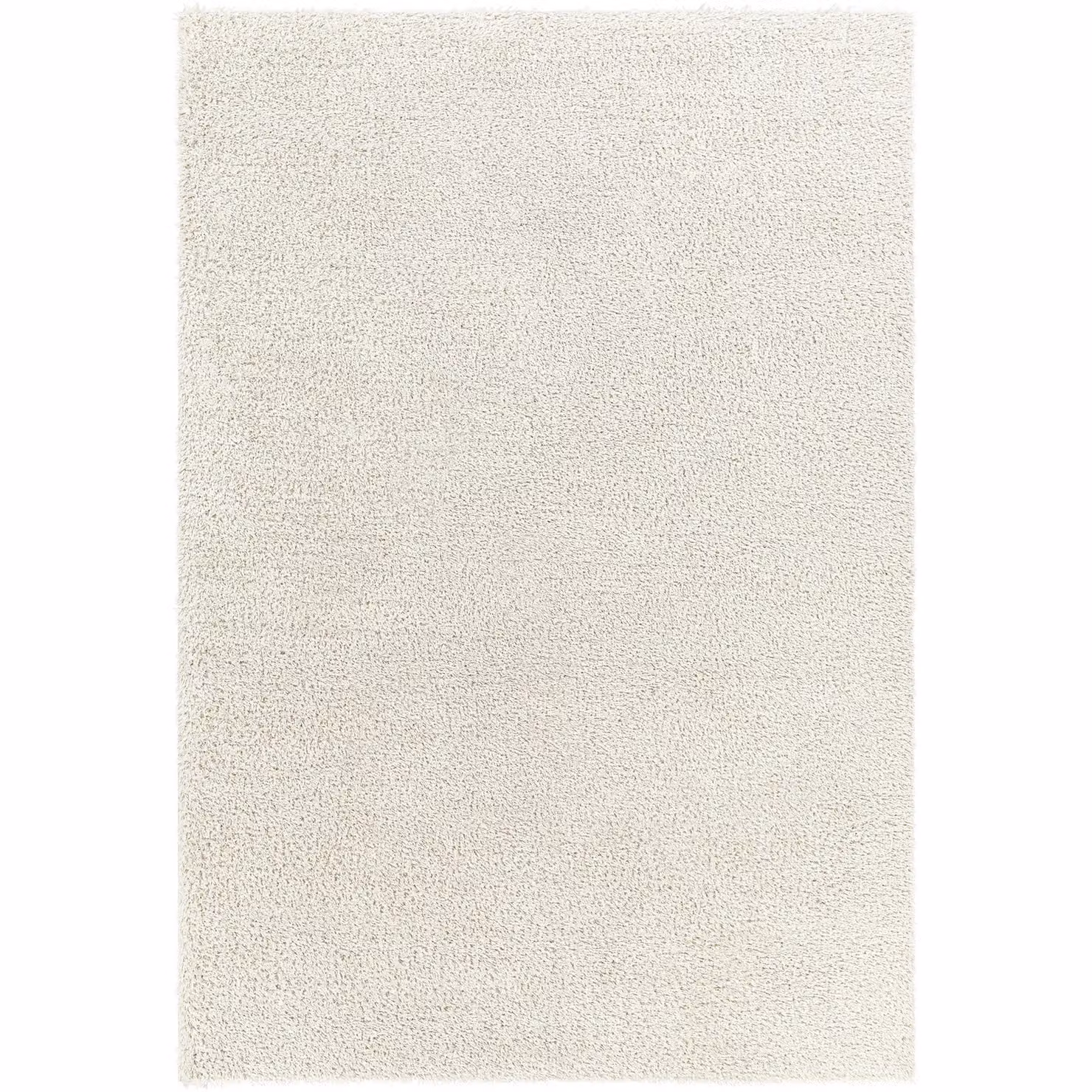 Livabliss Cloudy Shag Soft Plush Pile Round Living Rug in Light Beige, Diameter: 160 cm – 2