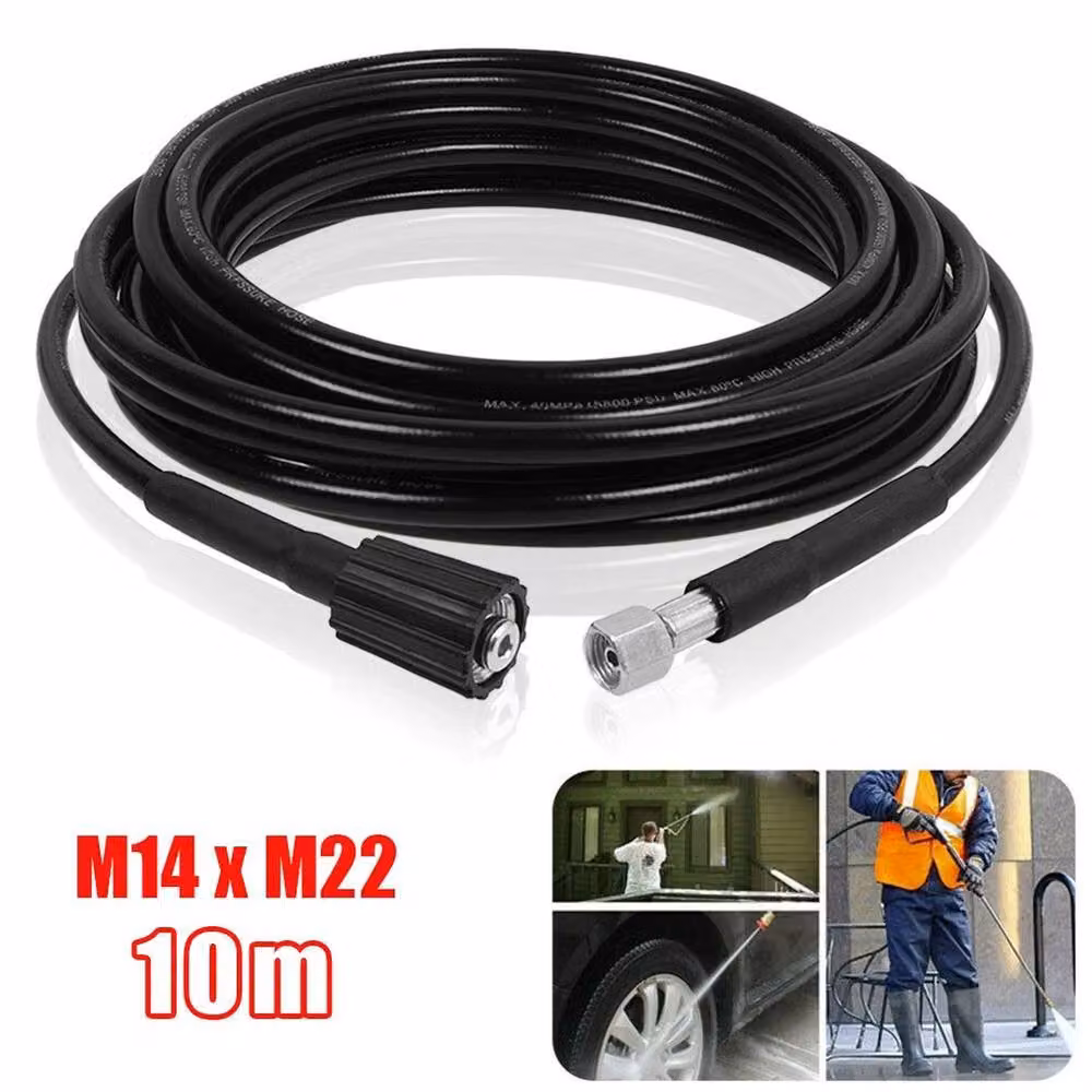 SPETLEK High Pressure Washer Hose, 10m, Black – 3