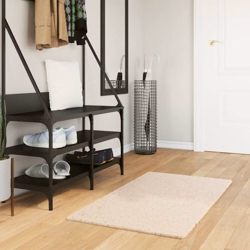 Berkfield Home HUARTE Rectangular Rug, Beige, W: 60 cm, L: 110 cm – 2
