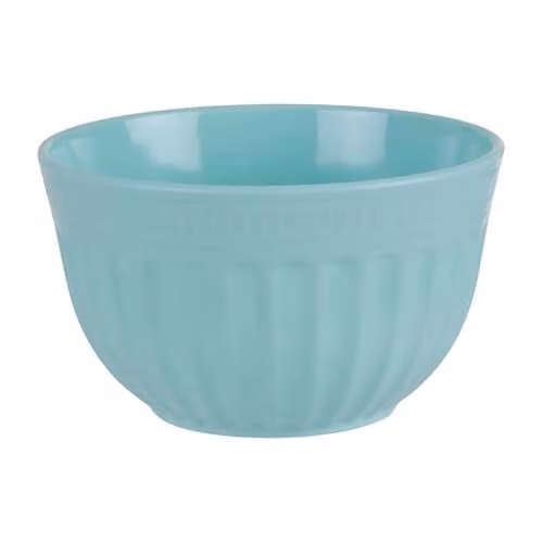 Orsina Large Melamine Mixing Bowl in Green and Turquoise, W/D/H: 24 x 14 x 24 cm