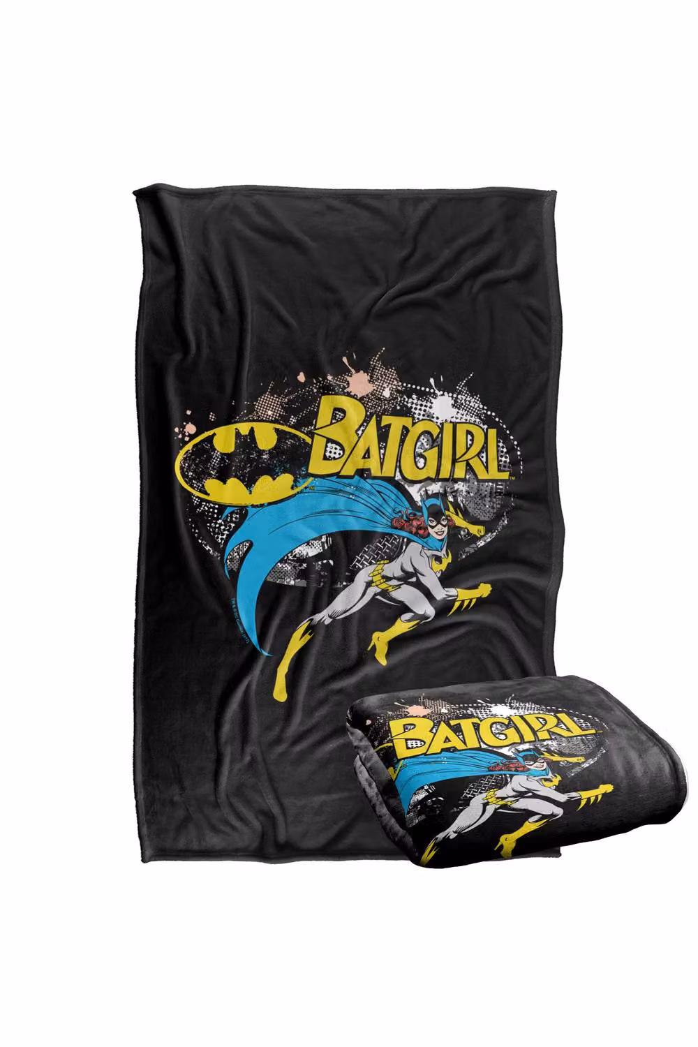 Warner Bros. Batman Batgirl Halftone Super Soft Fleece Throw Blanket for Children, Multicolour, W: 91.44 cm x L: 147 cm – 7