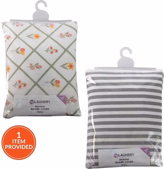 My Laundry Multicolour Cotton Ironing Board Cover, Size S