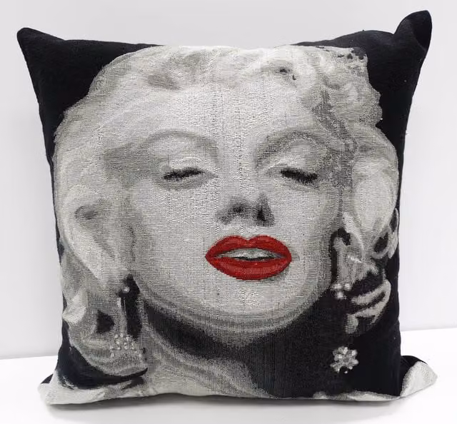 Rapport Home Marilyn Monroe Multicolour Polyester Cushion Cover, W/D/H: 43 x 43 x 43 cm