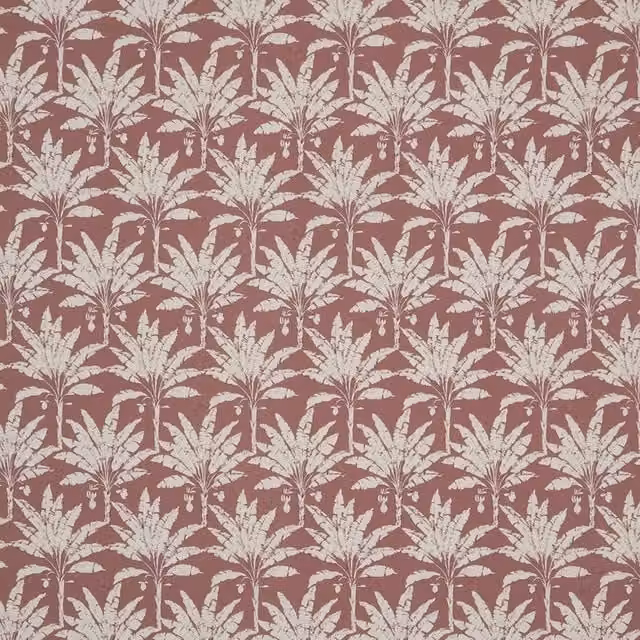 iLiv Palm House Fabric Woodrose in Pink and Red