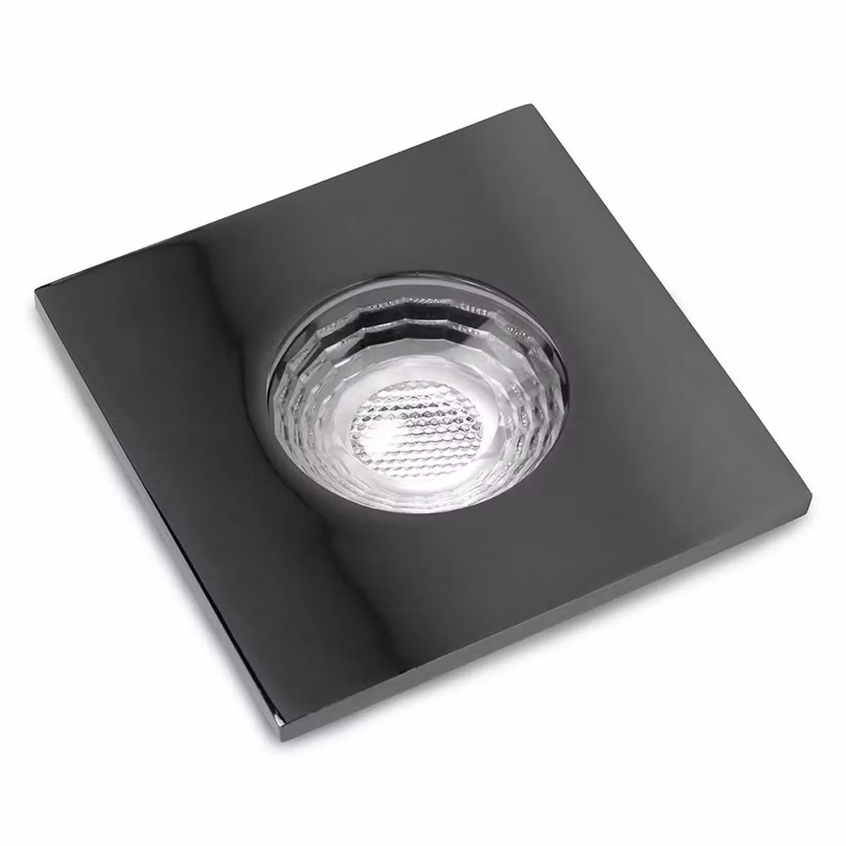 SE Home Pack of 4 Black Nickel Square GU10 Fire Rated Recessed Downlights, IP65 Rated – 2