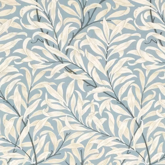 William Morris Fabric Dove in Blue