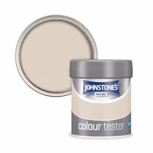 Johnstone's Colour Sample Tester Pot in Raw Linen, 75ml