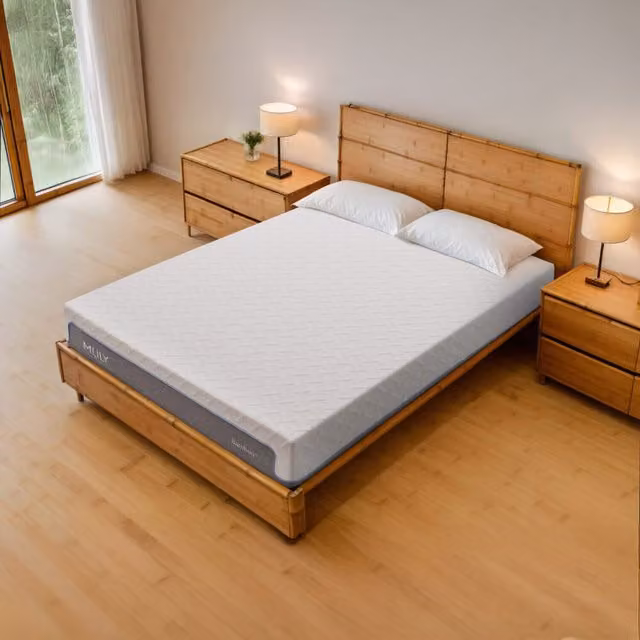 Mlily Bamboo Memory 800 Pocket Mattress, White, W: 150 cm, D: 200 cm
