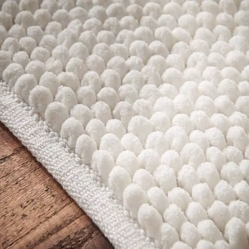 Bianca Aspen Bobble Bath Mat White W: 50 cm, D: 80 cm – 2