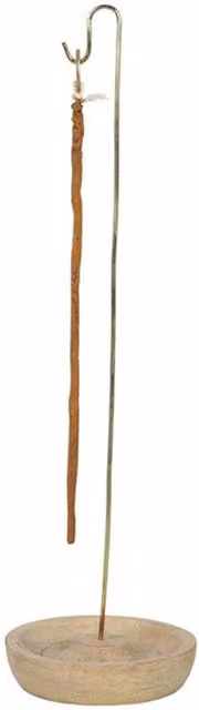 KDMK Himalayan Herbal Tibetan Rope Incense with Hanging Holder, Brown