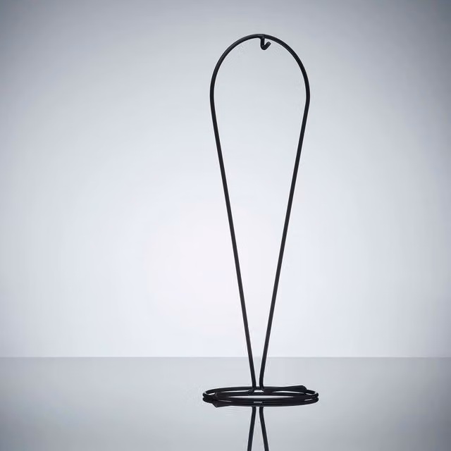 Sienna Glass Black Droplet Glass Display Stand