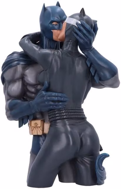 Nemesis Now DC Batman and Catwoman Black Bust, Height: 30 cm