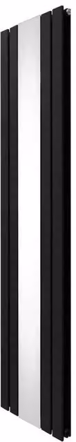 Monstershop Black Steel Mirror Radiator W: 180 cm, H: 42.5 cm – 1