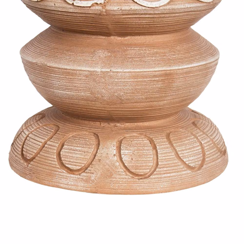 Wyld and Coco Brown Hand-Painted Ceramic Flower Pot Planter, W/D/H: 37.0 x 29.0 x 29.0 cm – 5