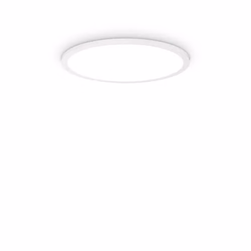 Ideal Lux Fly Slim 45cm LED Flush Ceiling Light, White, 2700K, IP40
