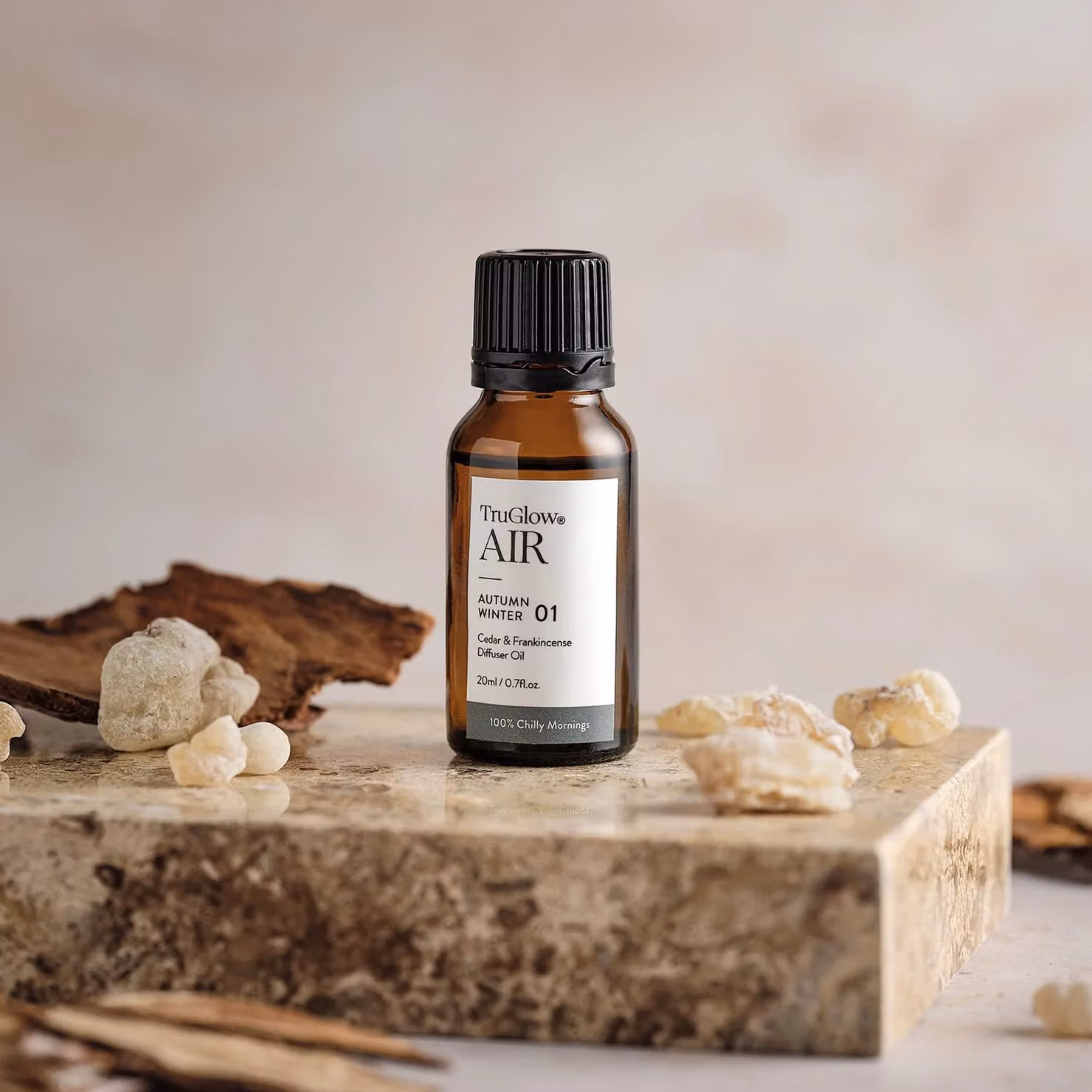 Lights4fun TruGlow Air Autumn Winter 01 Cedar and Frankincense Diffuser Essential Oil